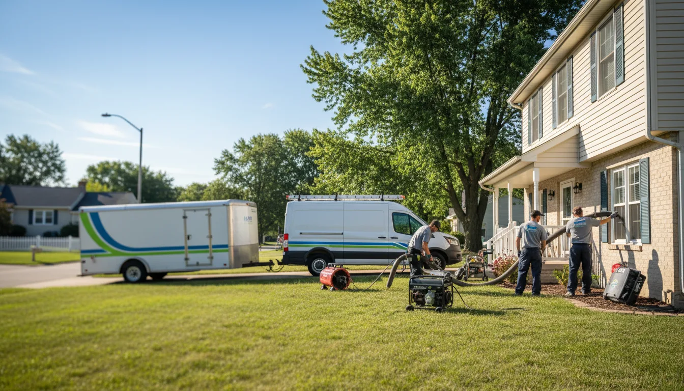 Flooded Basement Restoration And Cleanup With Repair in Welcome, NC near me